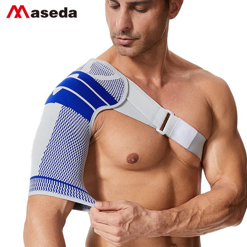 Directly Supplied from the Manufacturer, Sports Shoulder Pads for Men and Women, Pressurized and Breathable Shoulder Pads for Basketball and Fitness, Adjustable Shoulder Protection Straps for Fixation