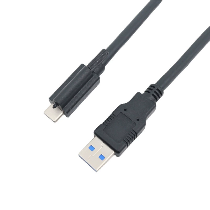 Тип-CM мужской разъем с винтом, шнур питания к USB3.0, кабель данных, быстрая зарядка, Thunder кабель
