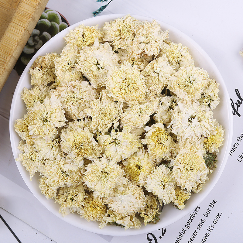 メーカー卸売り安徽黄山功菊源直供菊茶葉バラ白菊新商品七月菊茶|undefined
