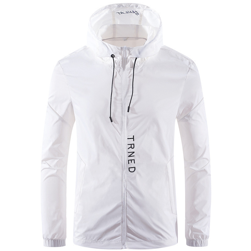 Ropa de protección solar para hombres de verano delgada seda de hielo transpirable para hombres al aire libre ropa de piel ligera de pesca ropa de protección solar chaqueta pareja image 3