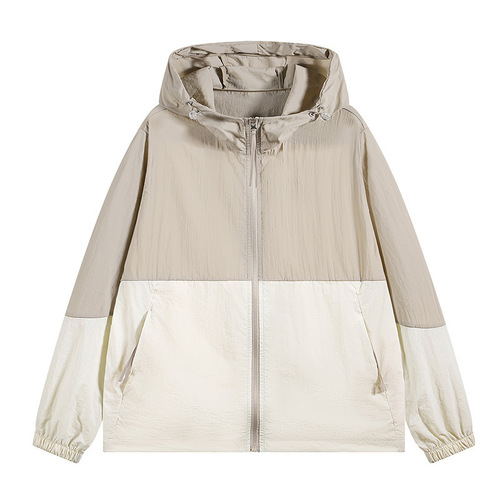 Manufacturers directly supply fashion brand new sunscreen clothes, youth, light breathable, anti-ultraviolet skin clothes, color matching couple's models