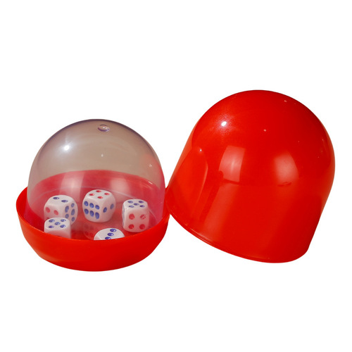 Dice cup, high-end bar and nightclub color cup, thickened and fall-resistant dice cup, drinking and entertainment dice cup with 5 sieves