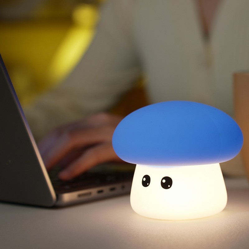 【越境】活力花鴨ランプ 子供用シリコンパッティングライト ナイトライト LED寝室用かわいいナイトライト ベッドサイドランプ|undefined