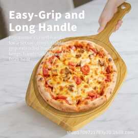 跨境木质披萨厨房盘面包板寿司托盘家用烘焙面包蛋糕盘