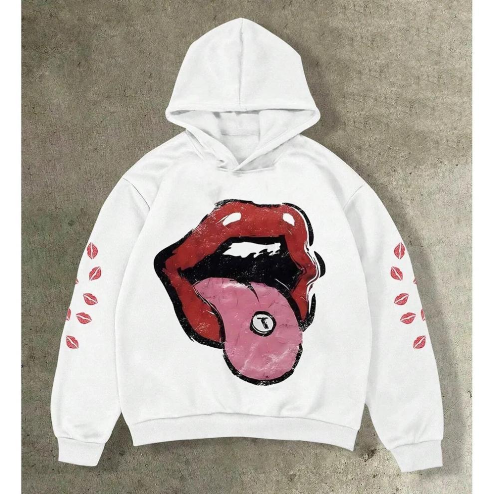 3D Print Hip-Hop Hoodie – Oversized Streetwear Sweatshirt With Y2K Graphic, Unisex Long Sleeve Pullover For Men & Women_viptrois.com