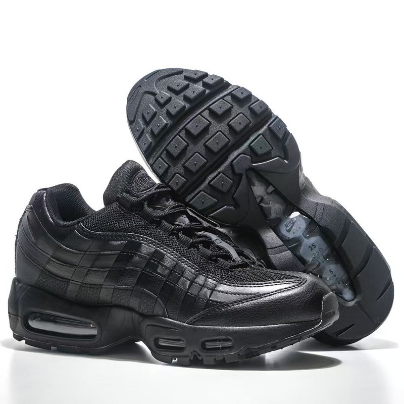 男式运动单鞋气垫减震户外休闲弹簧跑步鞋女鞋大码AIRMAX95舒适|undefined