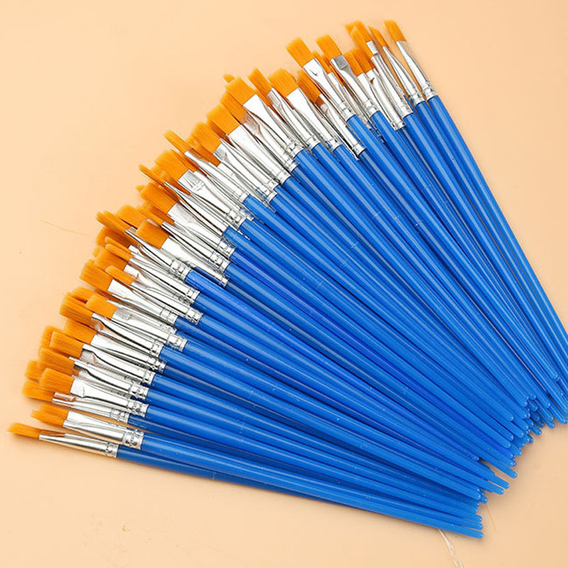 Pinceles para pintura infantil, kit de brochas para óleo y acuarela, uso escolar o manualidades, venta directa de fábrica