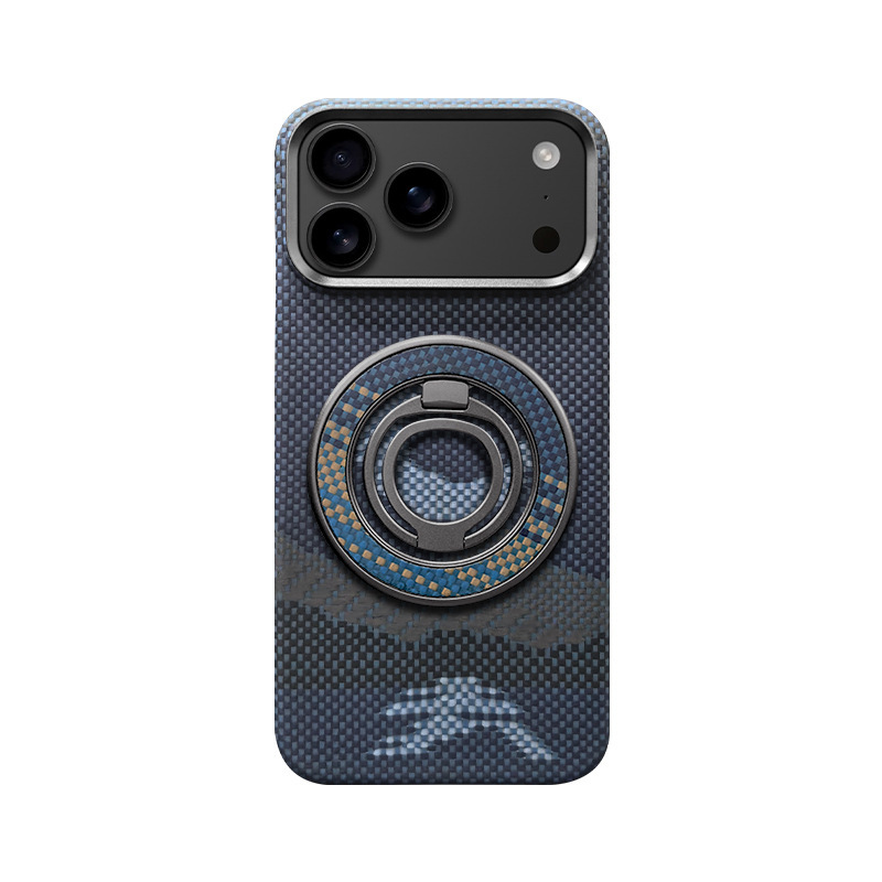 适用苹果17Air凯夫拉手机壳iphone17Promax芳纶纤维17磁吸保护套|undefined
