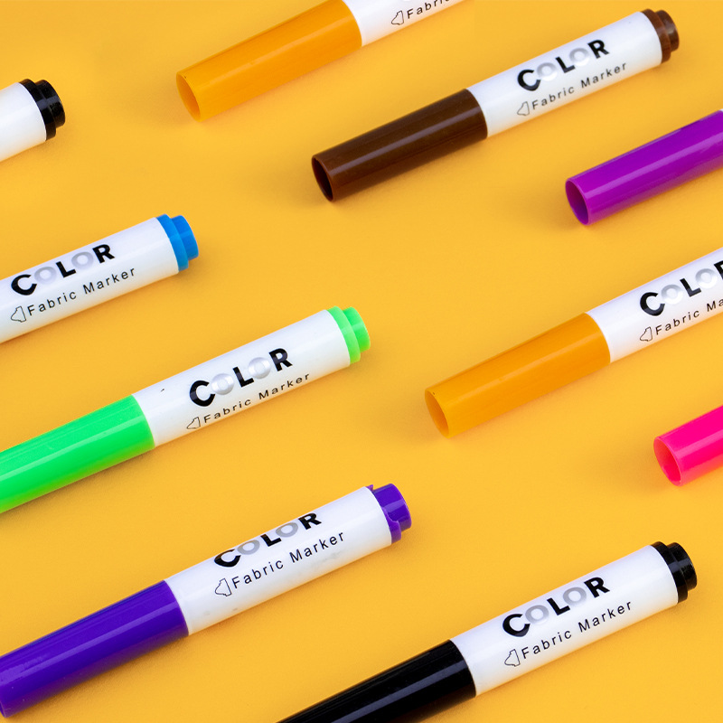 Pluma tejida fábrica suministro directo lavable pintura Big Head 6 colores traje 8 colores traje 12 colores traje paño pintura pluma