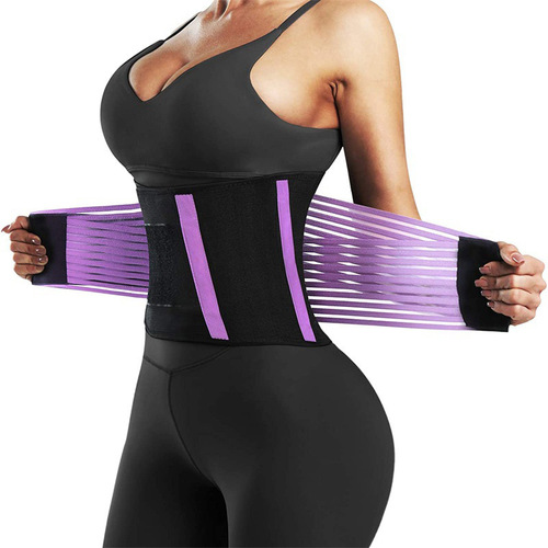 Men and Women Sports Sweat Waist Belt Postpartum Abdominal Shaping Body Recovery Restricting Belt Fitness Waist Belt 