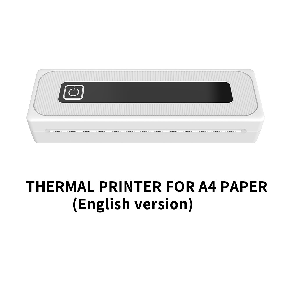Impresora Térmica Portátil A4 Sin Tinta con Bluetooth para Hogar