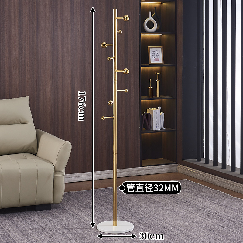 Мяч * Белый мрамор * Толстый и утолщенный позолоченная нержавеющая сталь