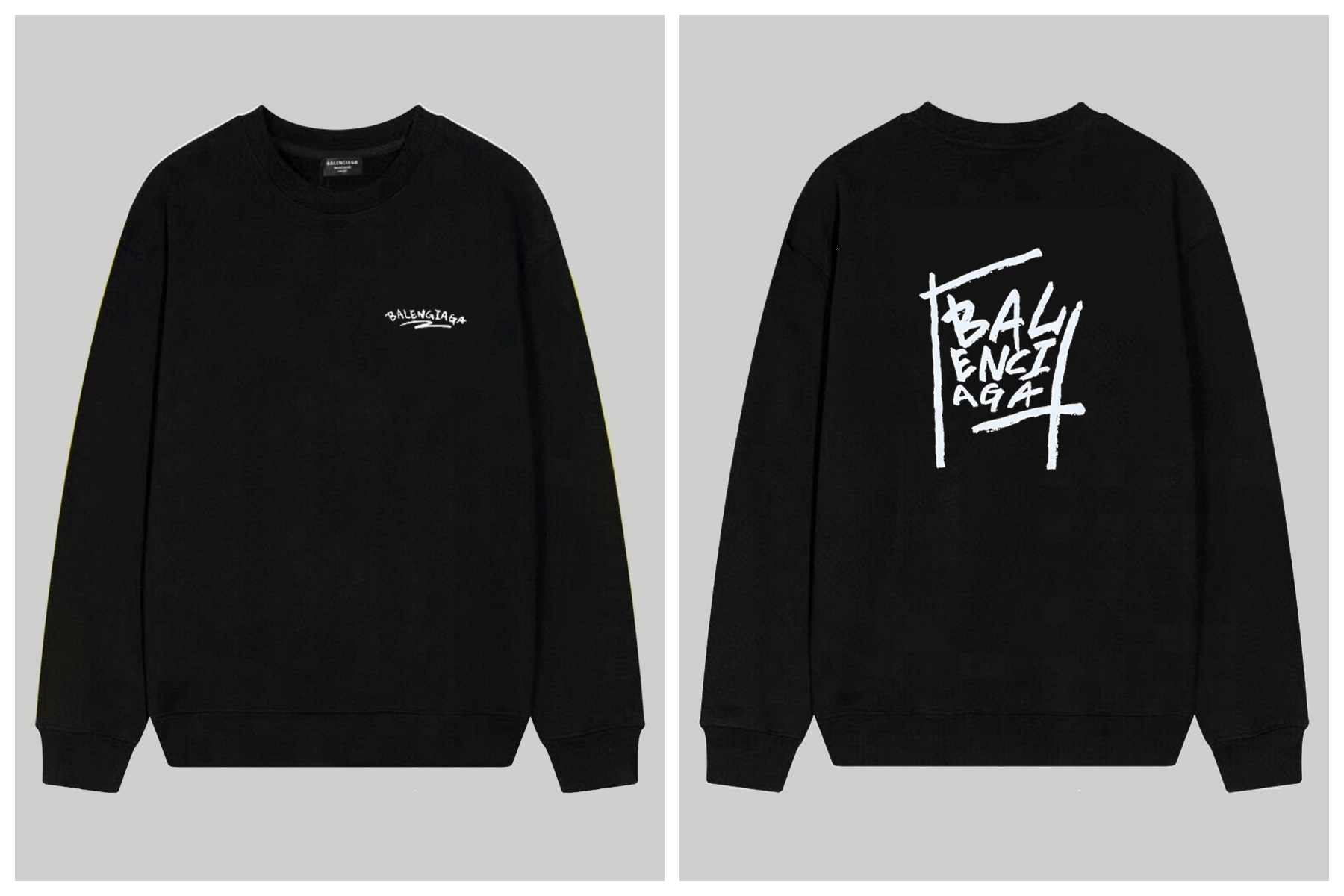 Balenciaga Crewneck Sweater Black