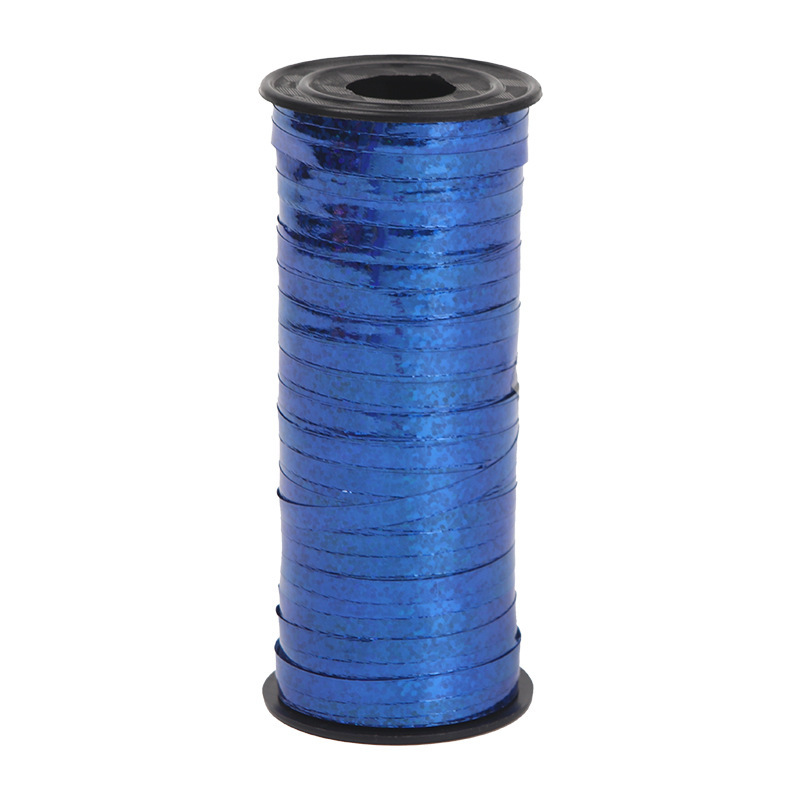 Fábrica directa láser cinta alambre 5mm * 100 tamaño largo eje cinta globo cinta diseño cinta al por mayor