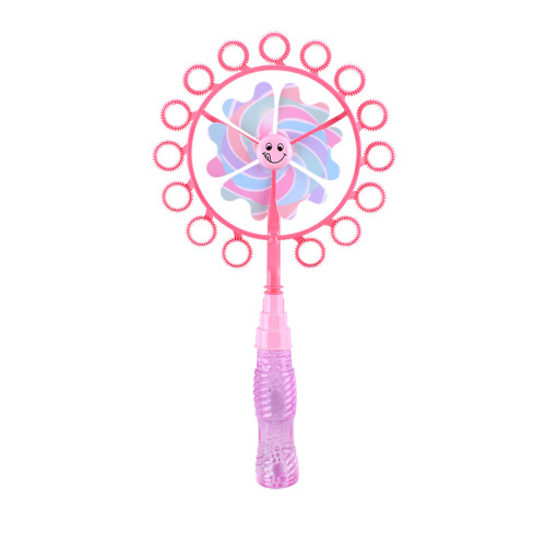 Rotating Windmill Toy Bubble Machine Children's Small Windmill Outdoor Colorful Big Windmill Rainbow Stall Hot Sale