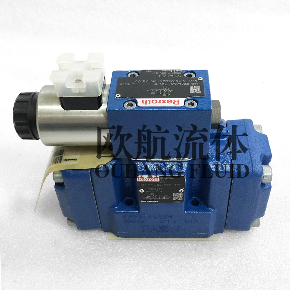 4WEH力士乐电液方向阀4WEH 10 y47/6EG24N9ETK4/B10V比例换向阀