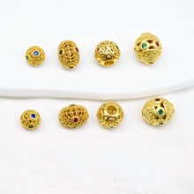 18K�ŷ���ɫ�U�ՈA���ϙ����Ƕ�ʯɢ��diy�Ʒ���������