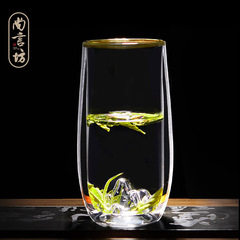 BB4C批發茶道杯透明雙層隔熱玻璃杯泡花杯綠茶杯專用喝水杯子