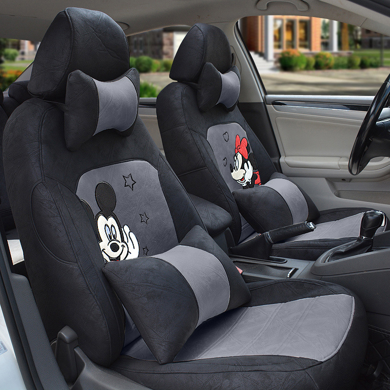 고급 테크니컬 천 - 블랙 + 그레이 미키