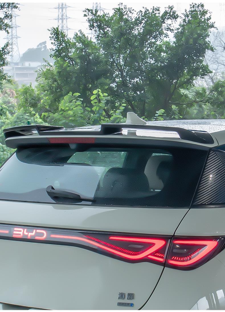 25 Byd Dolphin Intelligent Driving Edition Rear Wings, Fixed Wind Wings, Sports Top Wings, No Punching, Appearance Upgrade and Modification Accessories