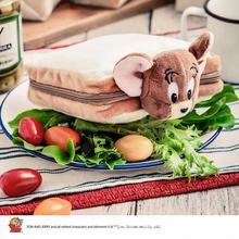 日本杂志附录 猫和老鼠 杰瑞FUNNY ART 拉链收纳包小包挂包化妆包