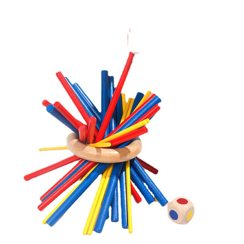 Iluminación educación temprana forma geométrica de madera conjunto a juego columna pesca bloques de construcción color enseñanza cognitiva ayudas juguetes educativos para niños