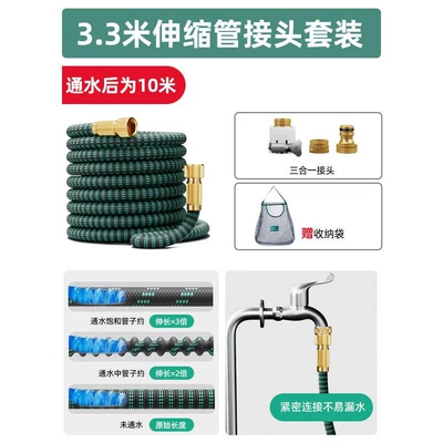 High pressure car wash water gun – for car wash water guns - 3x-automatic-retractretracts-after-water-is-turned-on-10m-retractable-hose
