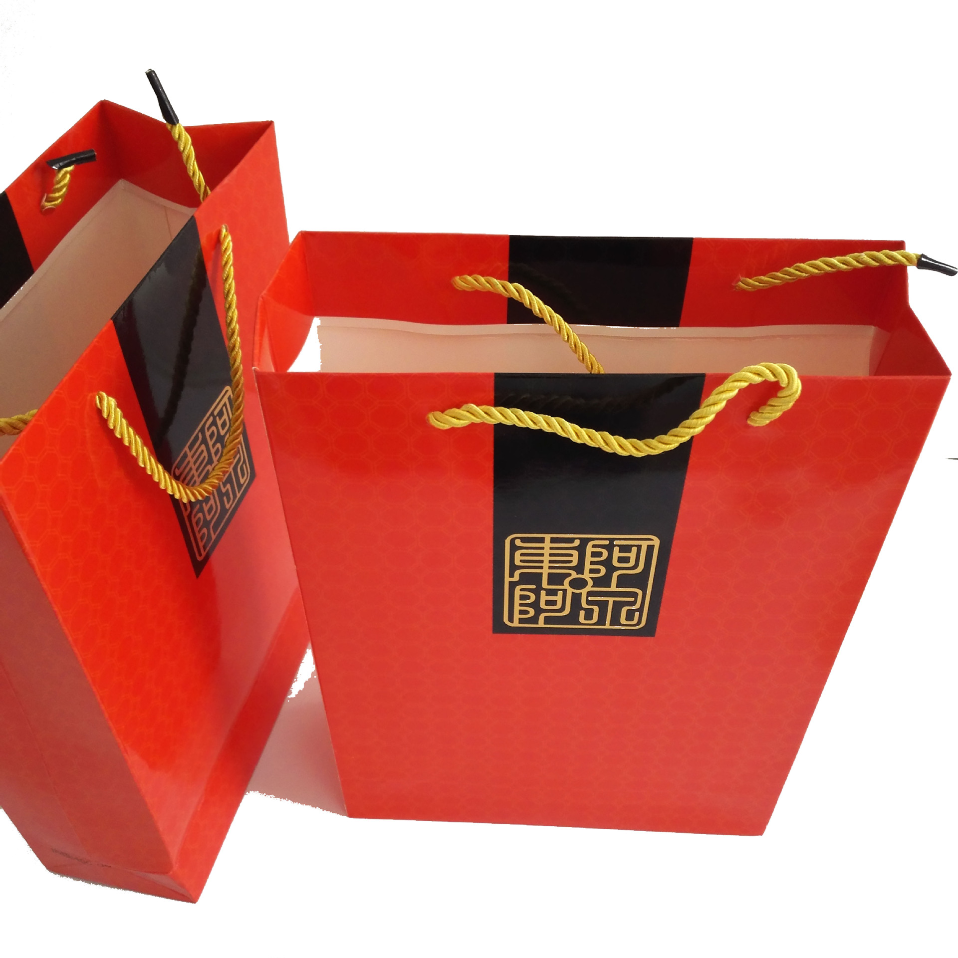 手提袋外卖打包袋礼品包装袋纸制品纸袋厂家设计手挽袋彩色印刷