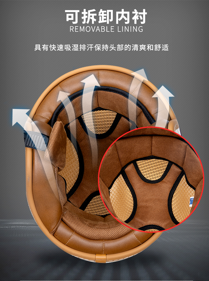 3C Certified Retro Half Helmet Motorcycle Helmet