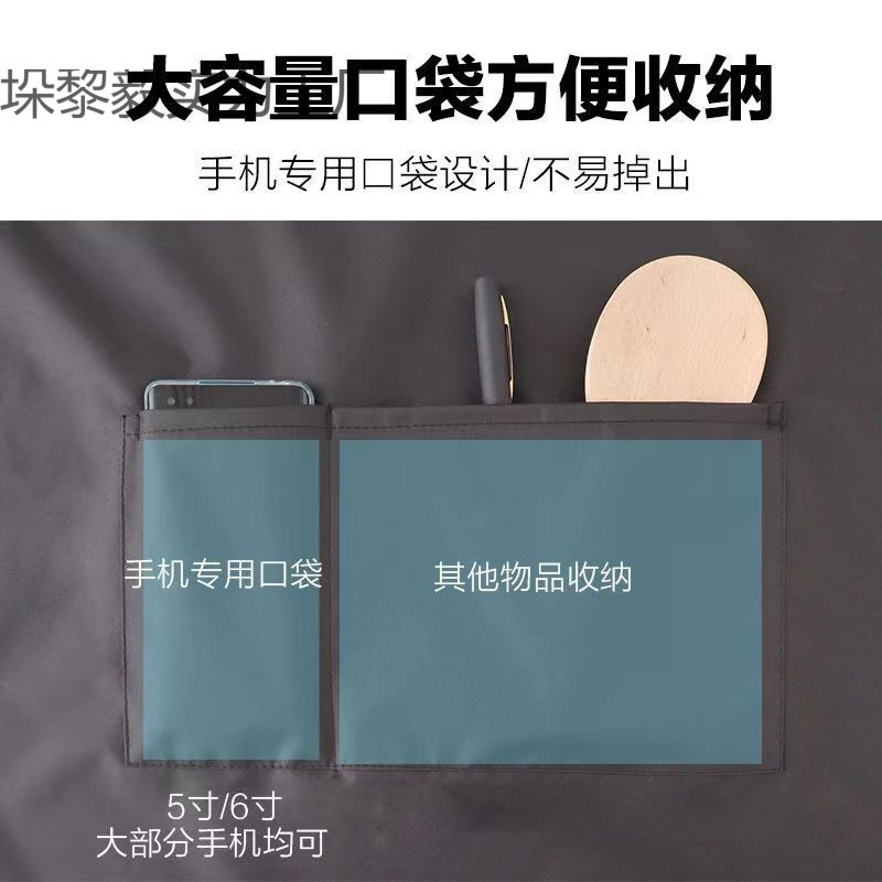 ビニグマのエプロン防水家庭用キッチン調理油防止ファッションウエスト作業服専用印字食|undefined