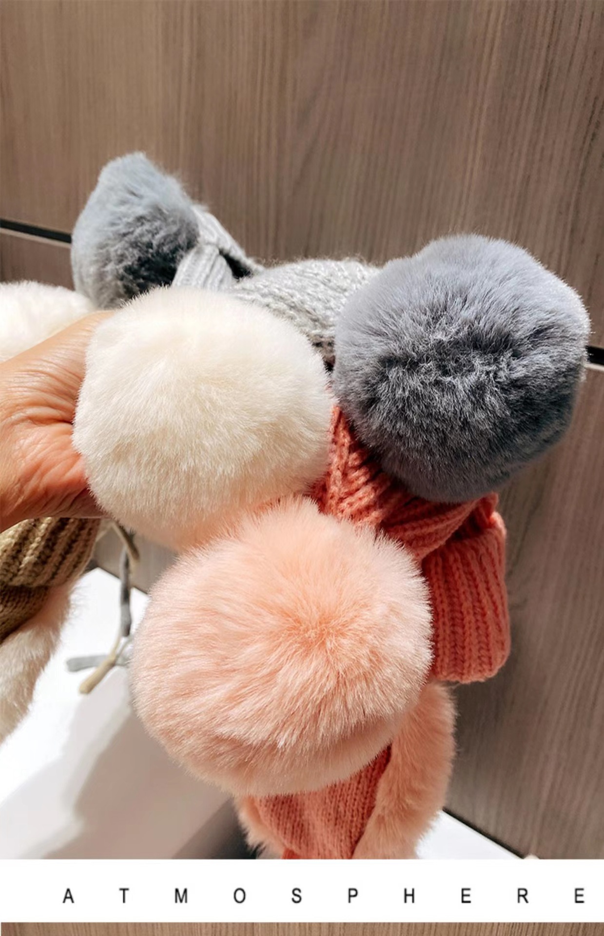 367g Weight Trapper Hat Hats Type Holiday, Daily Occasion Woolen Yarn Material Solid Color Pattern Winter Season Women's Gender Simple Style, Classic Style Style Eaveless Rim Women's Simple Style Classic Style Solid Color Eaveless Trapper Hat