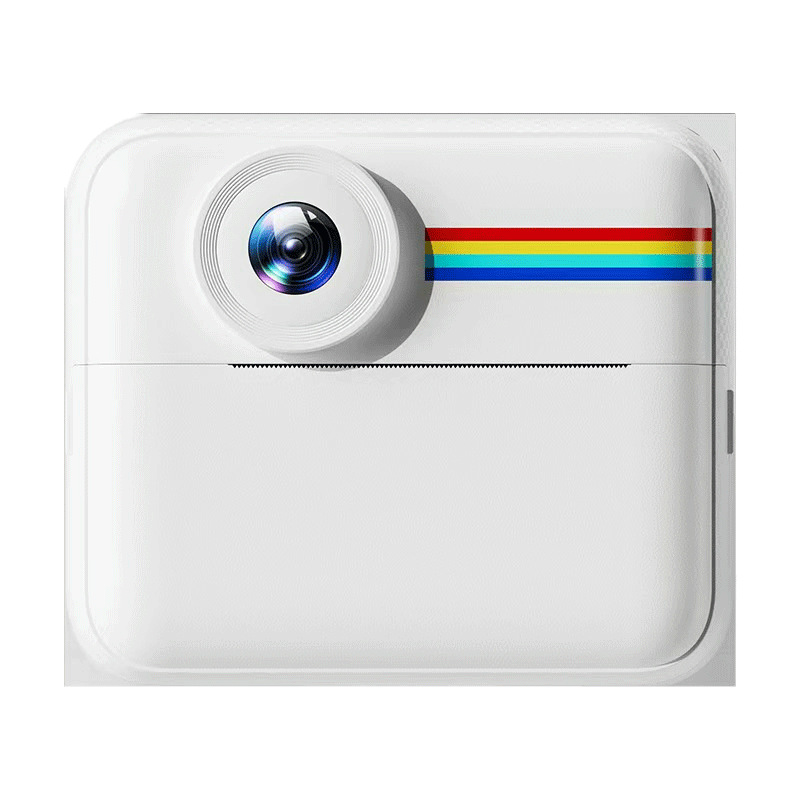 어린이 카메라 - 화이트 - 인화지 2롤 [컬러 인쇄]