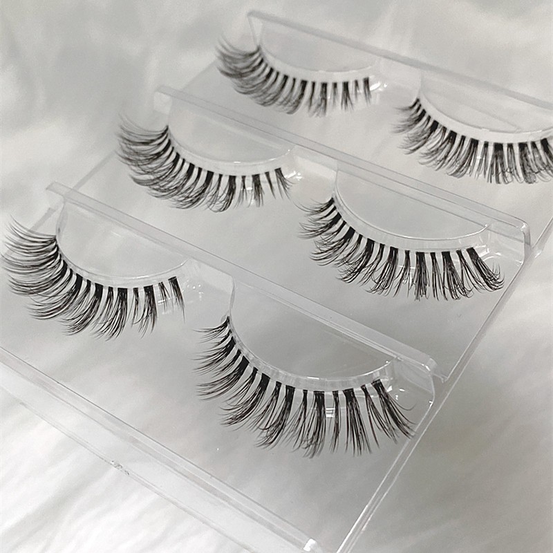Classic Style Solid Color High-Grade Fiber False Eyelashes 1 Set display picture 9