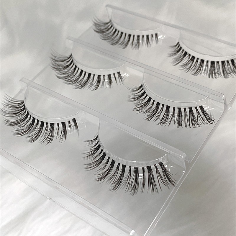 52g Weight False Eyelashes Makeup Tools Types 1 Set Quantity High-Grade Fiber Material Solid Color Pattern Classic Style Style Classic Style Solid Color High-Grade Fiber False Eyelashes 1 Set 8