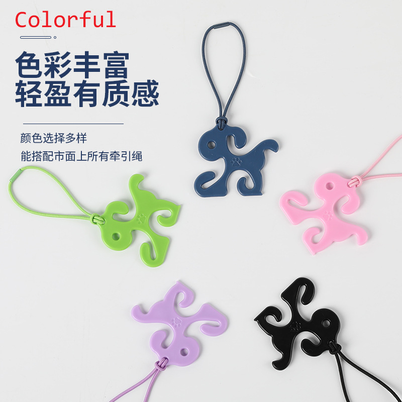 Nuevo clip multifuncional para bolsa de mierda, accesorios desmontables para dispensadores de bolsa de basura para mascotas, clip manos libres