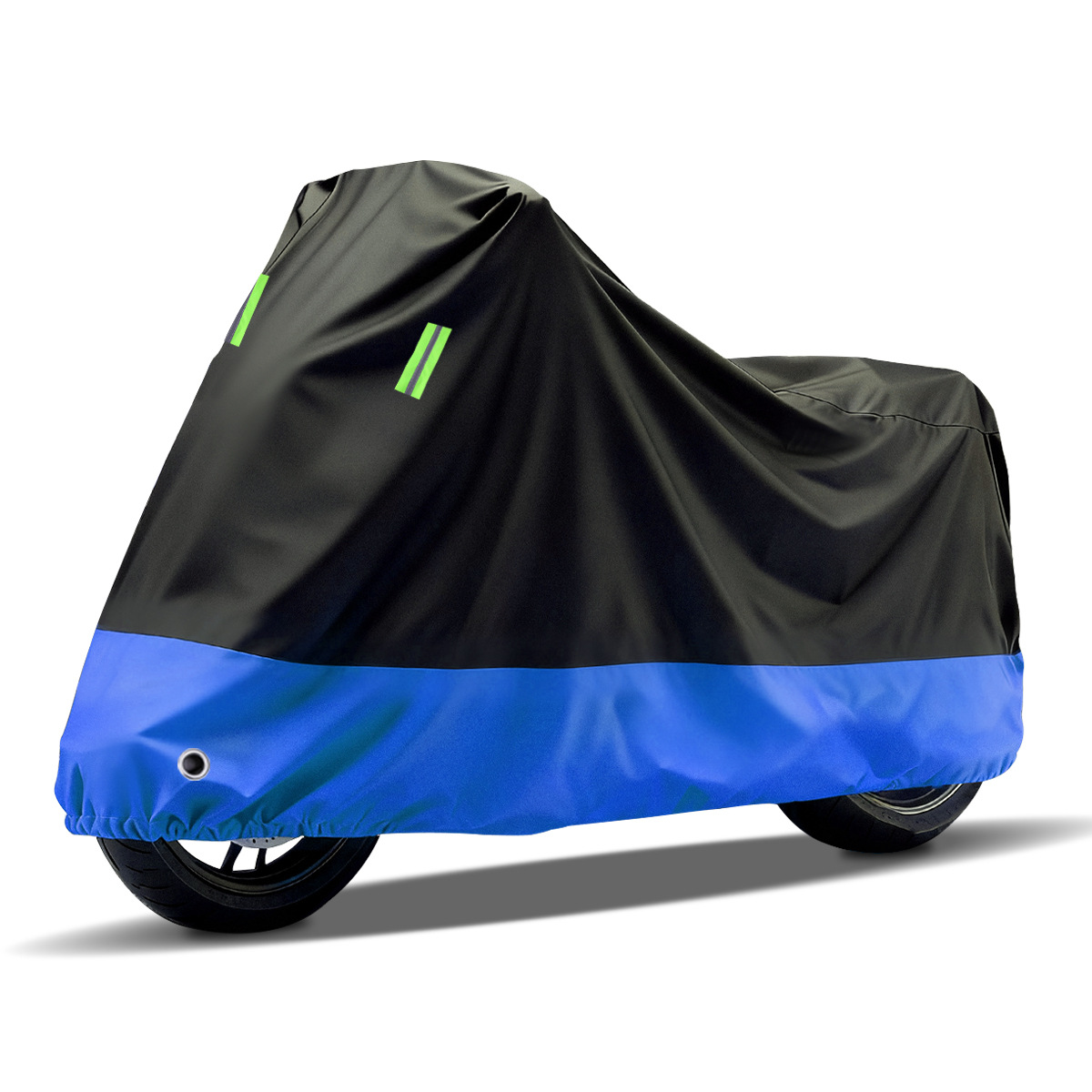 작은 버전은 위쪽이 검은색이고 아래쪽이 파란색입니다.