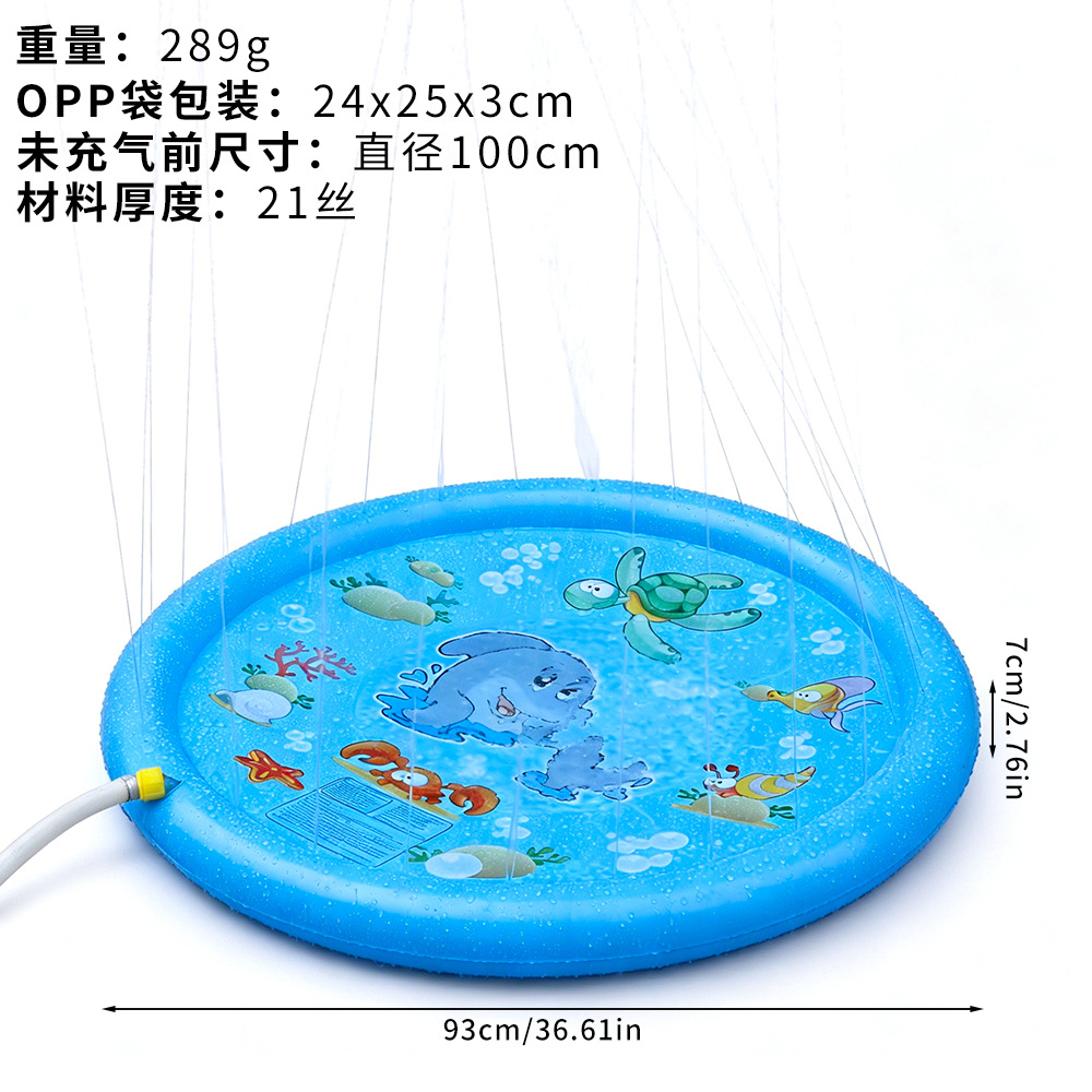 100CM 팽창식 물분무 매트(언더워터 월드 모델)