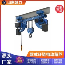 山东越力定制欧式电动葫芦规格多样即插即用运行式电动欧式葫芦