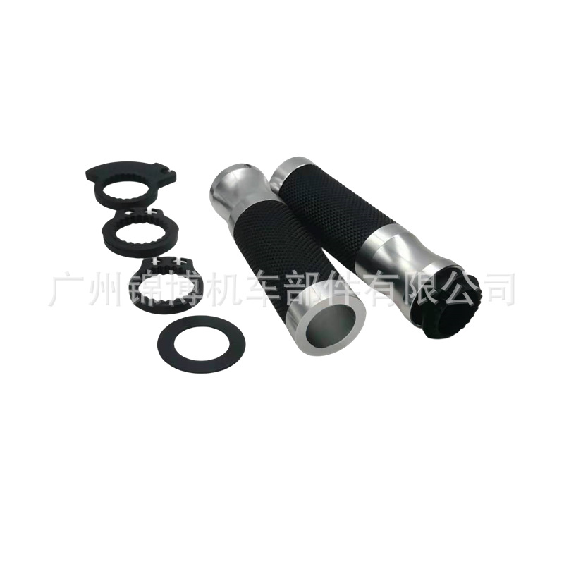 Jinbo Motorcycle Handlebar Grips 22mm Handlebar Rubber Grips Scooter Cnc Modified Handlebar Rubber Grips Cross-Border Factory Direct Sales
