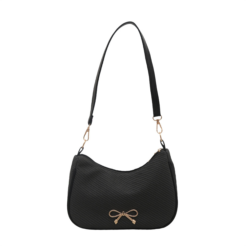 Bolsos populares de este año para mujer 2025 nuevo estilo de alta gama moda de un solo hombro bolsa de axila de diseño de nicho bolsa de bola de masa de axila