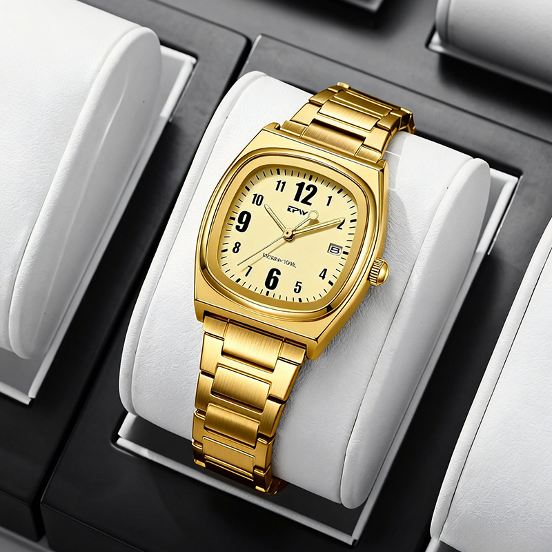 Tpw New Simple and Stylish Women's Steel Band Luminous Quartz Watch, Small Waterproof Watch for Girls and Students, Wholesale