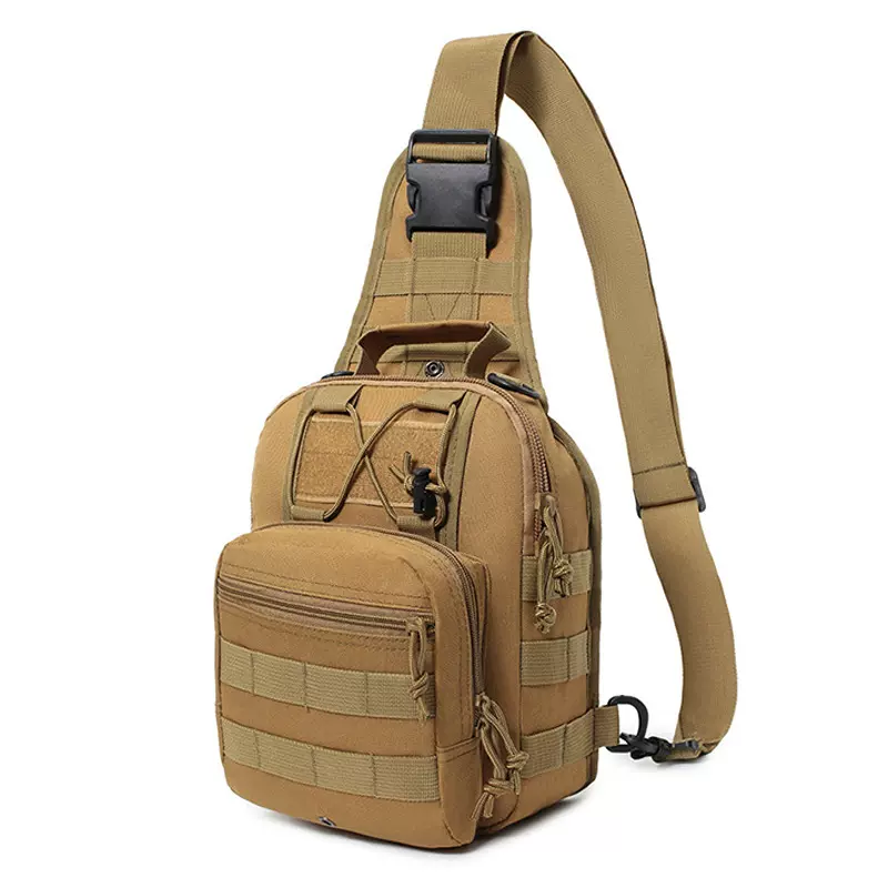 运动骑行男士小胸包单肩多功能手提斜挎包耐磨防水户外战术胸包