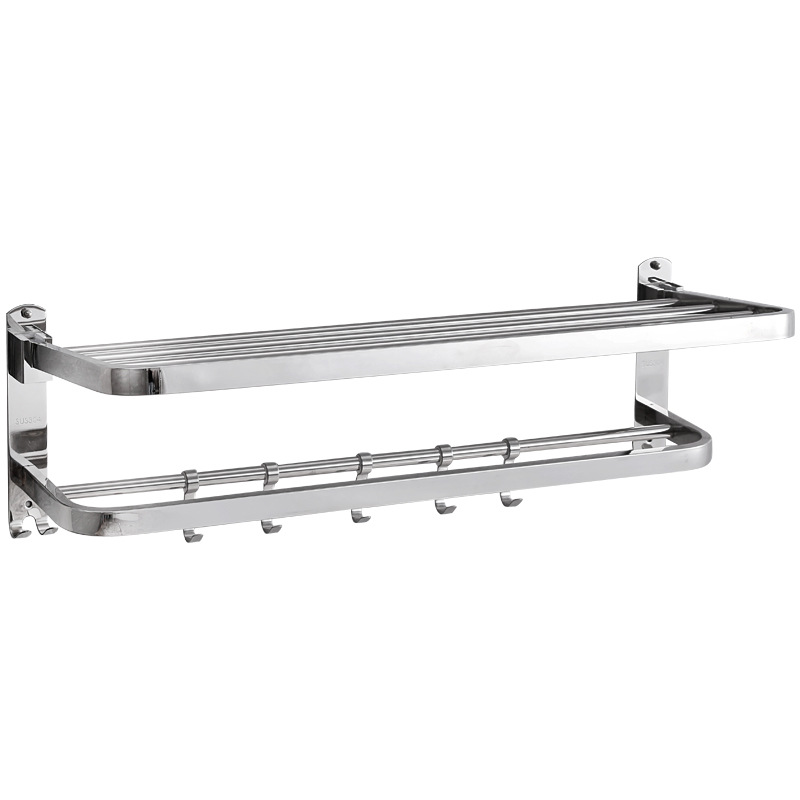 Multi-capa bastidores de acero inoxidable toalla rack baño Baño baño toalla rack inodoro espesado no-agujero rack al por mayor