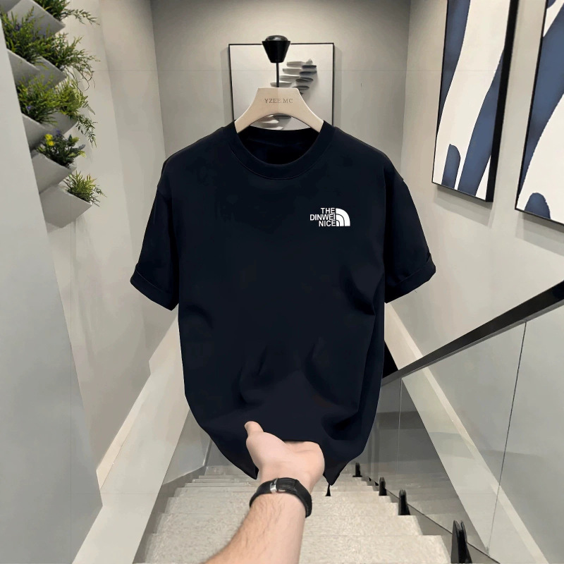 The North Face Pure Cotton 230g T-Shirt, Unisex, Couple Style, Loose Fit, Fashionable, Versatile, Casual Short-Sleeve