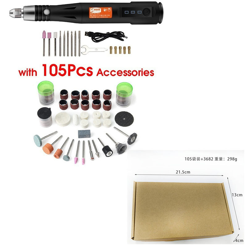 USB5V miniatura mini amoladora eléctrica de tres velocidades de control de velocidad pulido de corte pulido máquina de belleza de uñas tesoro de carga 2A se puede utilizar