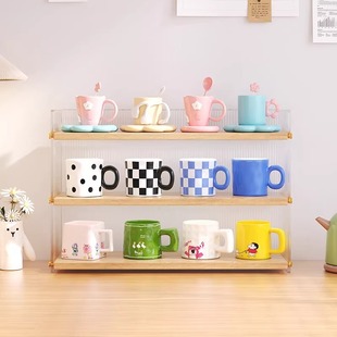 Cup Holder Cup Storage Rack Water Cup Holder Household Tea Set Tea Cup Dining Table Side Cabinet Water Bar Coffee Cup Rack
