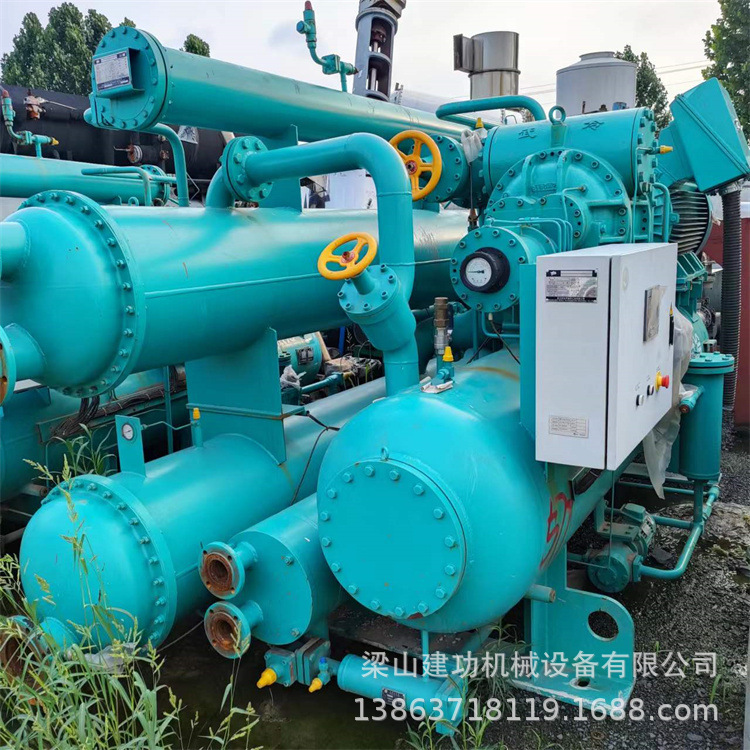 二手购销低温螺杆盐水机组 风冷螺杆冷水机 工业冷冻机 回收