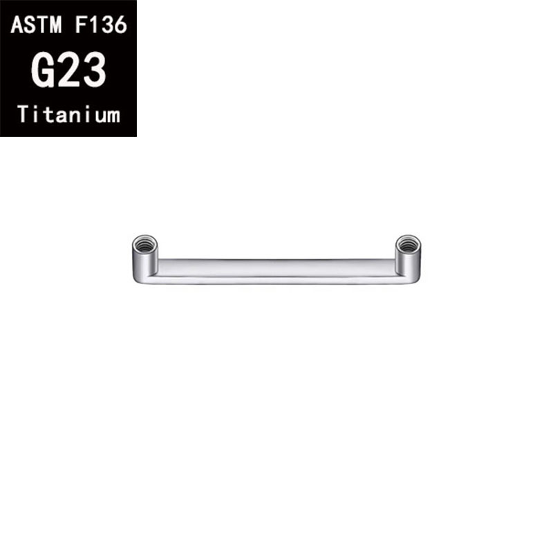 Labret piercing jewelry detail image