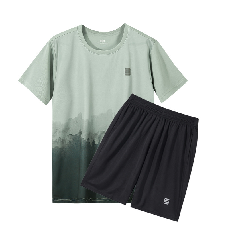 Venta directa de fábrica verano nuevo estilo de manga corta para hombres y mujeres ropa deportiva para correr, camiseta de fitness, ropa de entrenamiento de secado rápido transpirable