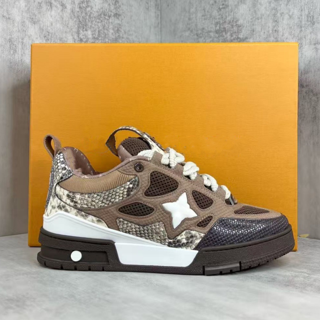 Comercio exterior estación europea zapatos de pan para hombres y mujeres, zapatos de suela gruesa, zapatos deportivos de moda, zapatos de skate para parejas